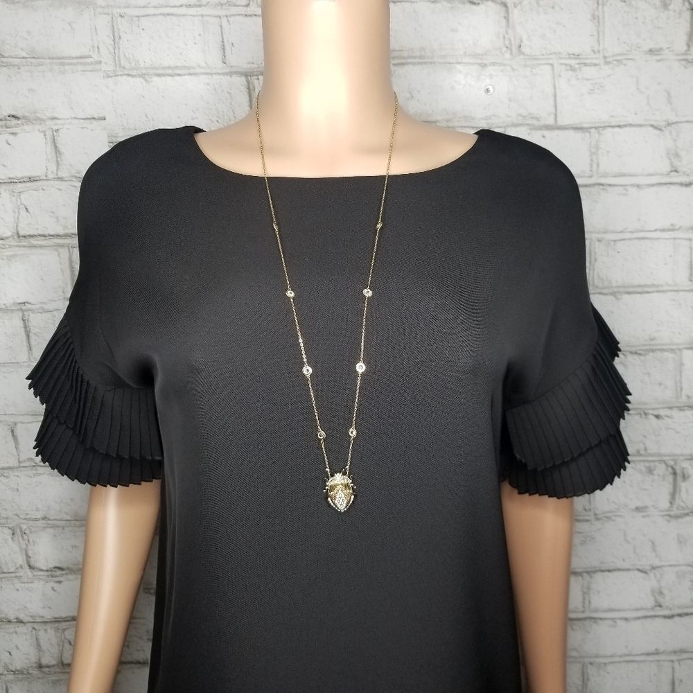 🆕️💥 DKNY Black ruffle sleeves Dress - Picture 4 of 7